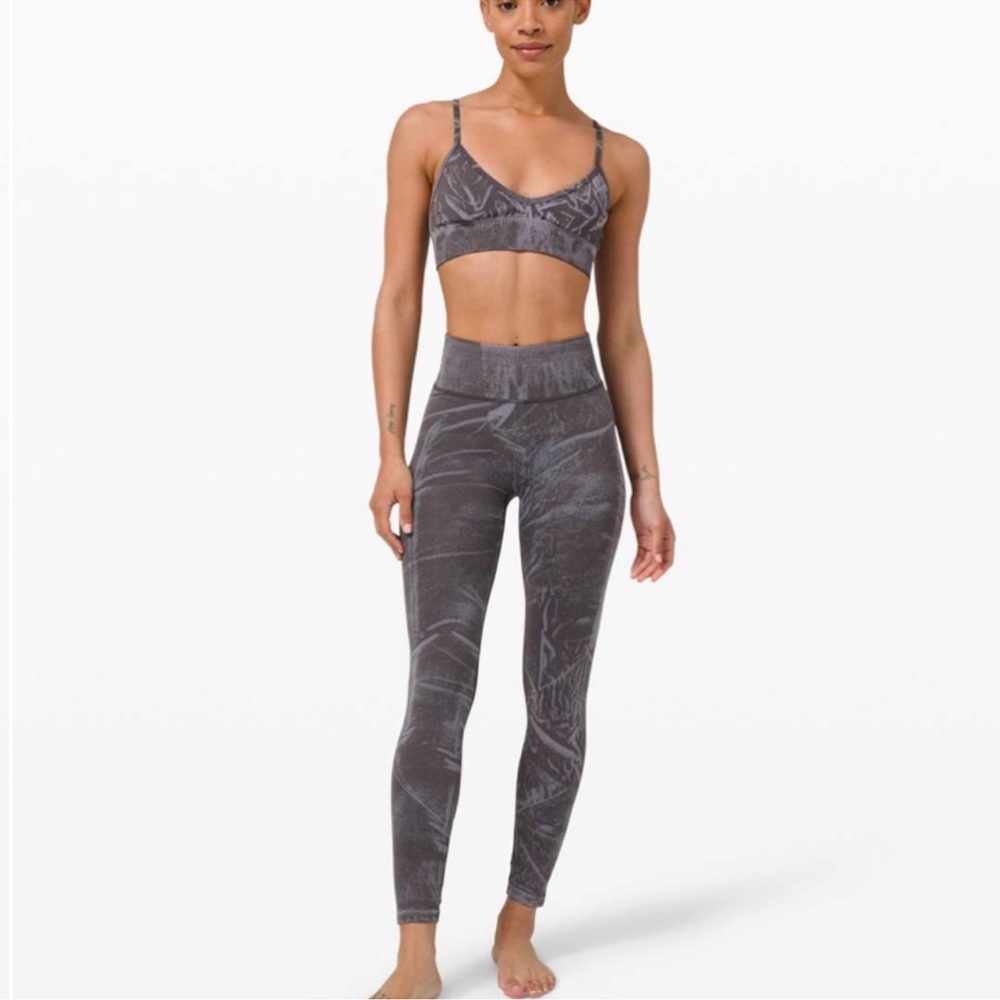 Lululemon Ebb to Street Stone Wash Leggings Size 4 Sz 4